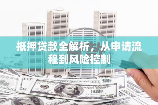 蒲江抵押贷款全解析，从申请流程到风险控制
