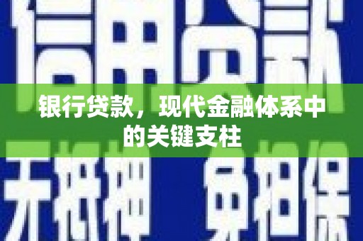 蒲江银行贷款，现代金融体系中的关键支柱