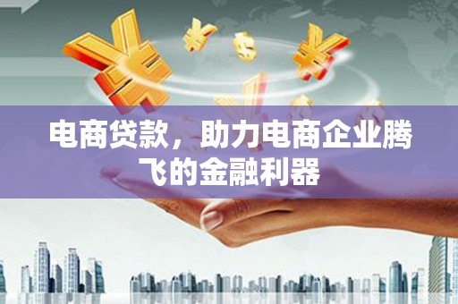 蒲江电商贷款，助力电商企业腾飞的金融利器