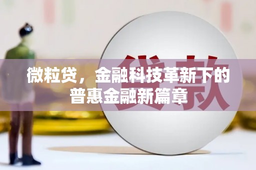 蒲江微粒贷，金融科技革新下的普惠金融新篇章