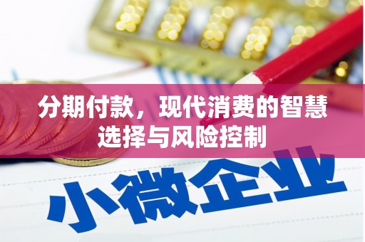 蒲江分期付款，现代消费的智慧选择与风险控制