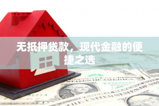 蒲江无抵押贷款，现代金融的便捷之选