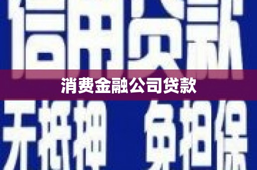 蒲江消费金融公司贷款