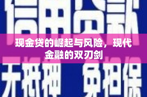 蒲江现金贷的崛起与风险，现代金融的双刃剑