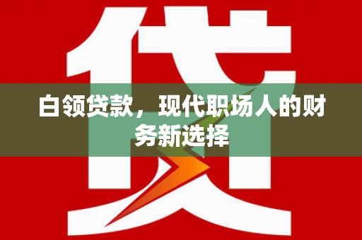 蒲江白领贷款，现代职场人的财务新选择
