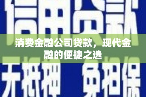 蒲江消费金融公司贷款，现代金融的便捷之选
