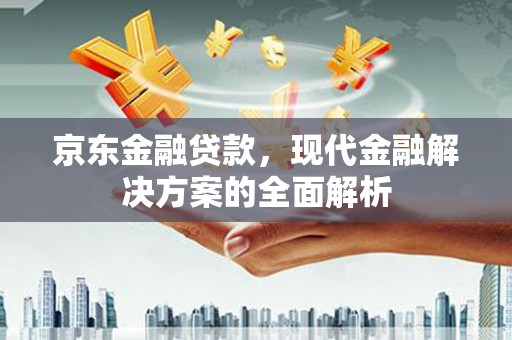 蒲江京东金融贷款，现代金融解决方案的全面解析