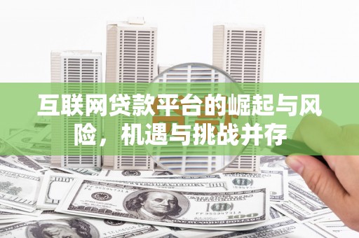 蒲江互联网贷款平台的崛起与风险，机遇与挑战并存
