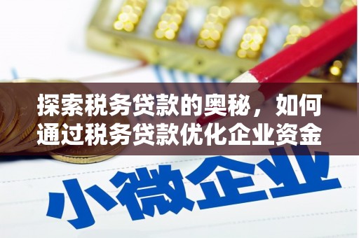 蒲江探索税务贷款的奥秘，如何通过税务贷款优化企业资金流