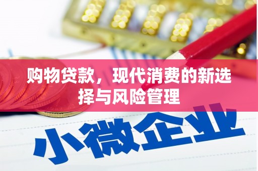 蒲江购物贷款，现代消费的新选择与风险管理