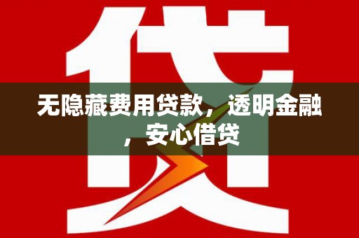 蒲江无隐藏费用贷款，透明金融，安心借贷