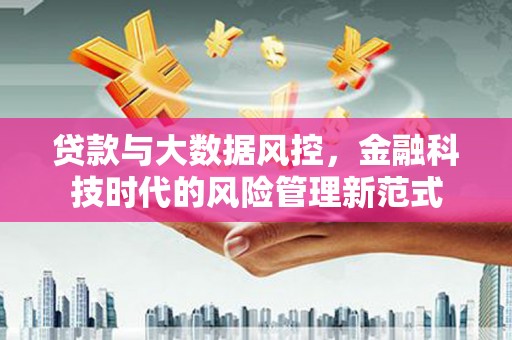 蒲江贷款与大数据风控，金融科技时代的风险管理新范式