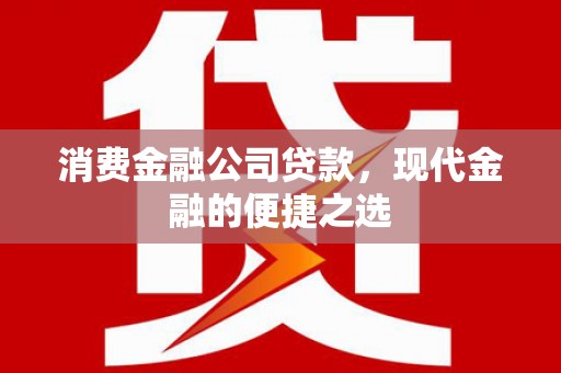 蒲江消费金融公司贷款，现代金融的便捷之选