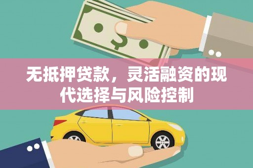 蒲江无抵押贷款，灵活融资的现代选择与风险控制