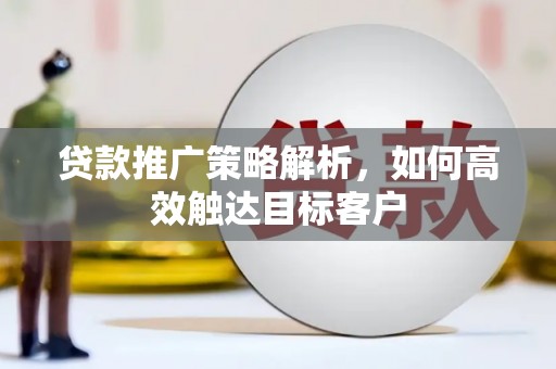 蒲江贷款推广策略解析，如何高效触达目标客户