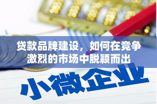 蒲江贷款品牌建设，如何在竞争激烈的市场中脱颖而出