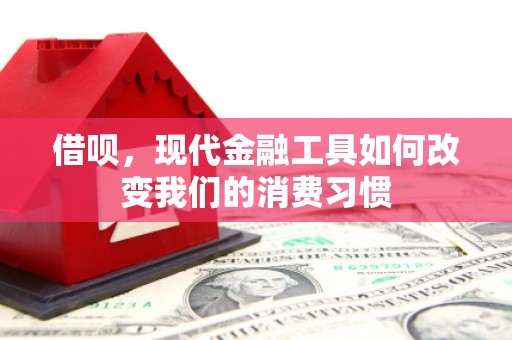 蒲江借呗，现代金融工具如何改变我们的消费习惯