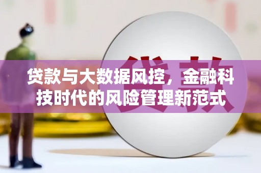 蒲江贷款与大数据风控，金融科技时代的风险管理新范式