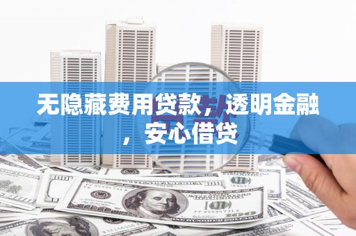 蒲江无隐藏费用贷款，透明金融，安心借贷
