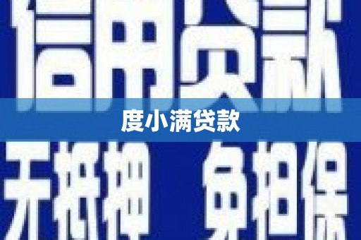 蒲江度小满贷款