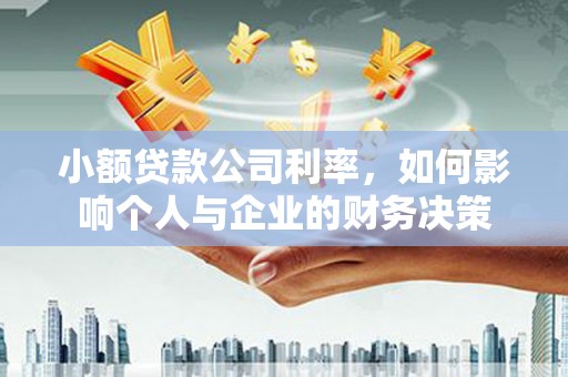 蒲江小额贷款公司利率，如何影响个人与企业的财务决策