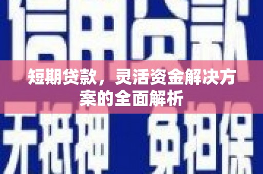 蒲江短期贷款，灵活资金解决方案的全面解析