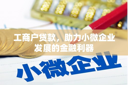蒲江工商户贷款，助力小微企业发展的金融利器
