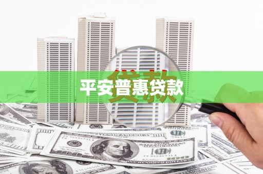 蒲江平安普惠贷款