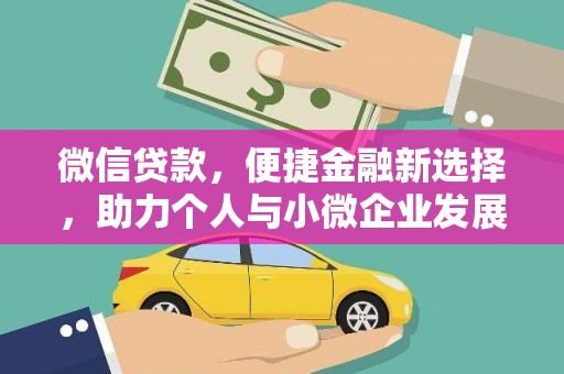 蒲江微信贷款，便捷金融新选择，助力个人与小微企业发展