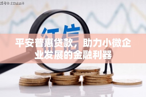 蒲江平安普惠贷款，助力小微企业发展的金融利器