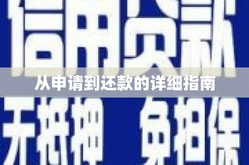蒲江从申请到还款的详细指南